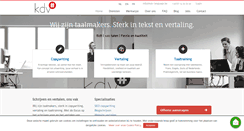 Desktop Screenshot of kdv-language.be